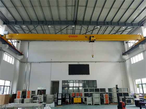 豪鋼起重機為上海電力環保設備提供電動單梁起重機一臺