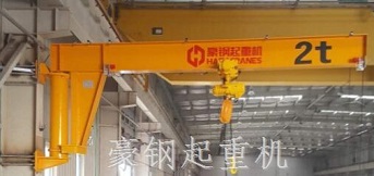 奧瑞（天津）公司訂購的墻壁旋臂起重機