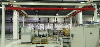 豪鋼為卡特彼勒公司提供kbk起重機