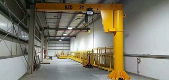 豪鋼為科大智能科技提供bzd型旋臂起重機